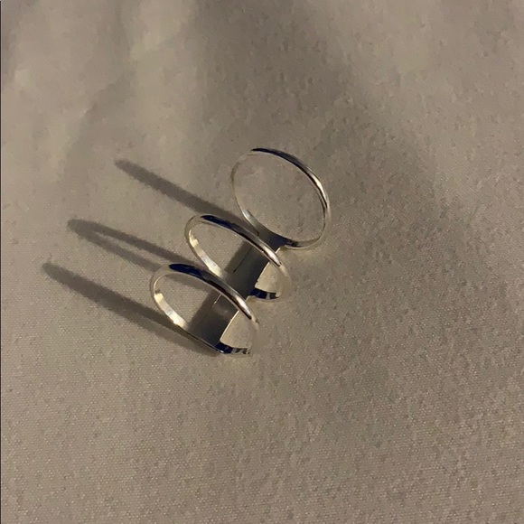 Stacked silver ring - Picture 2 of 3